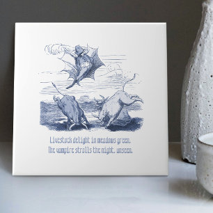 Azulejo Decoración juguetona holandesa Delft inspirada en 