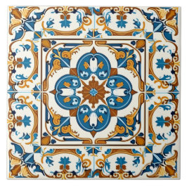 Azulejo Decoración mediterránea española tradicional