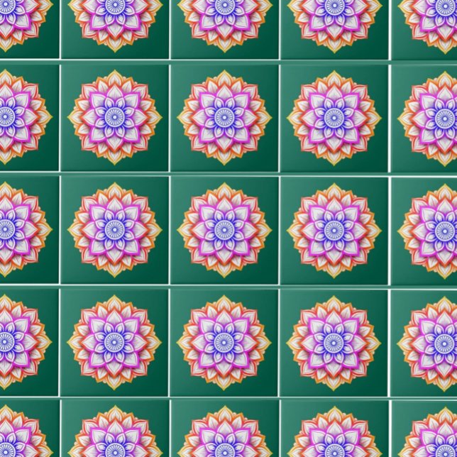 Azulejo Decoración moderna de las paredes de las flores |  (modern flower wall tilesdecor)