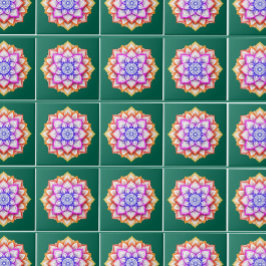 Azulejo Decoración moderna de pared con flores | Floral ve