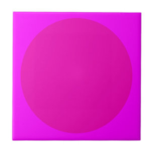 Azulejo Decoración moderna de pared en magenta rosa sólido