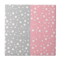 Decoración moderna en rosa y gris | Cuadrado decor