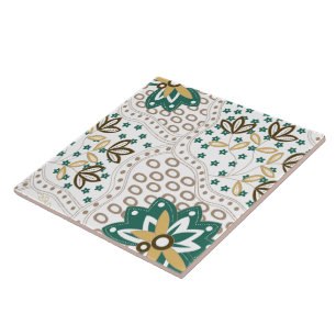 Azulejo Decoración para el hogar con estampado floral