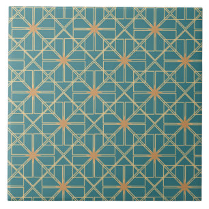 Azulejo decoración retro divertido patrón cerámica