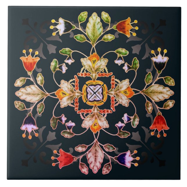 Azulejo Decoración Tile cerámico - Fiori (Frente)
