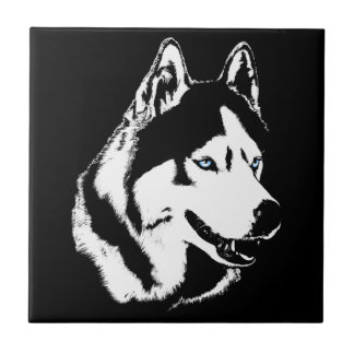 Azulejo Decoración y Regalos de perros escarlata de cerámi