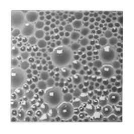 Azulejo Decorative Tile with bubbles,gray gloss