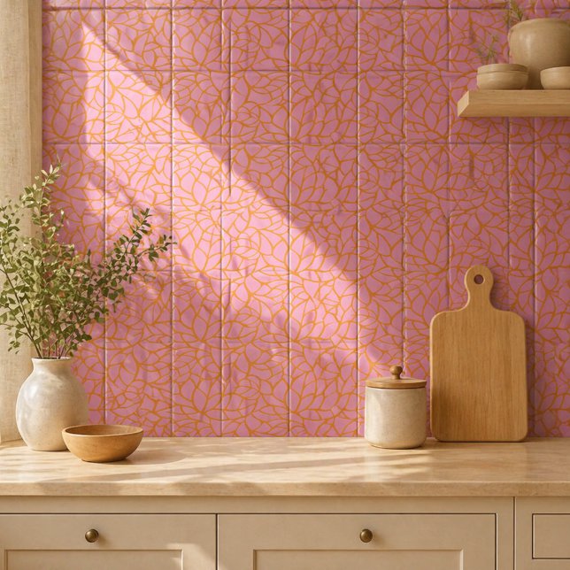 Azulejo Decorativo Botánico Moderno | Baldosa Cerá (Kitchen)