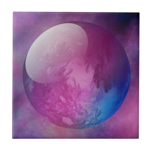 Azulejo Decorativo En Algún Lugar Del Espacio Exte (Frente)