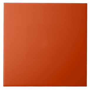 Azulejo Decorativo Naranja Oxidado Siena Quemada