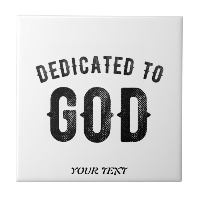 AZULEJO DEDICADO A DIOS PERSONALIZABLE GUAY TEXTO NEGRO (Frente)