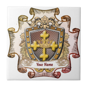 Azulejo del escudo de la familia Valor