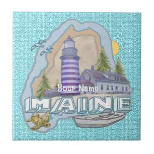 Azulejo del Faro de Maine
