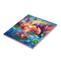 Delfín caprichoso Costero Nautical Floral Verde az