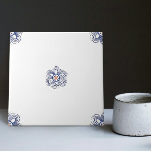 Azulejo Delft Blue Matching Holandés Indigo Mix Match Vací