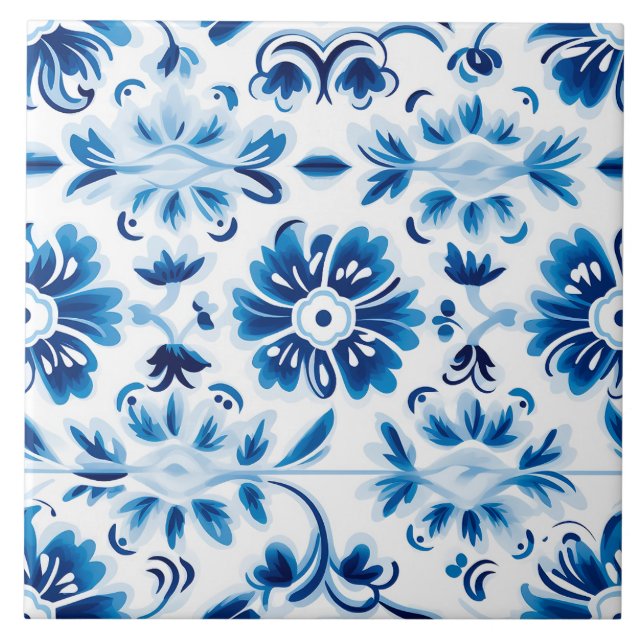 Azulejo Delft Pattern Tiles (Frente)