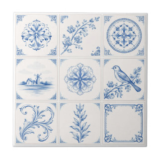 Azulejo Delft Renaissance Blue & White – Classic & Modern