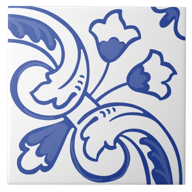 Azulejo Delft Vine Blossom (Frente)