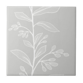 Azulejo Delicada Reveridad Botánica L6 Grandes Plantas Bla