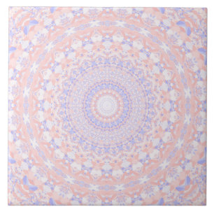 Azulejo Delicado Intrincado Bonito Pastel Abstracto Mandal
