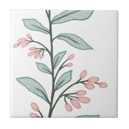 Azulejo Delicado Reverie Botánico L4 Grandes Plantas Paste