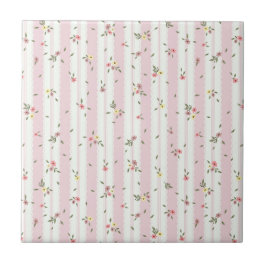 Azulejo Delicado Tile De Cerámica De Patrón Floral