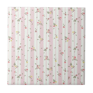 Azulejo Delicado Tile De Cerámica De Patrón Floral