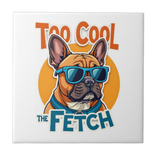 Azulejo Demasiado genial para buscar Bulldog Francés Gafas