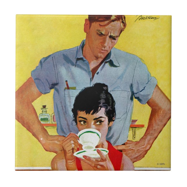 Azulejo Demasiado tarde para inventarse (Frente)