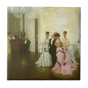 Azulejo Demasiado Temprano de James Tissot, Arte Victorian