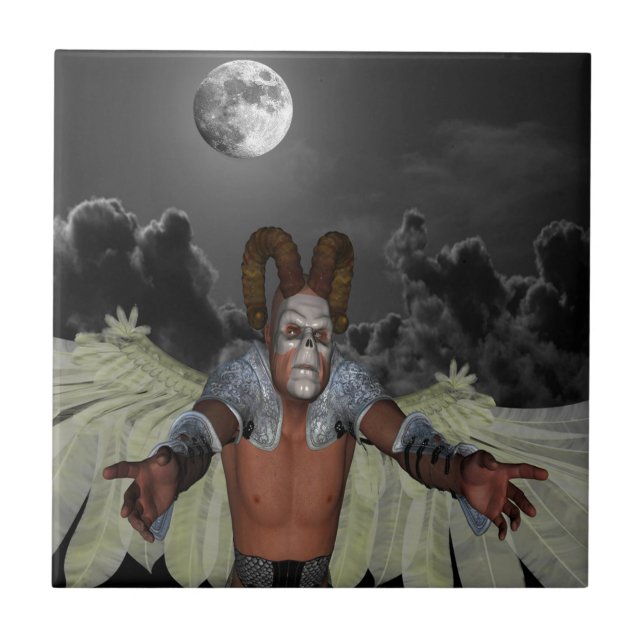 Azulejo Demonio nocturno (Frente)