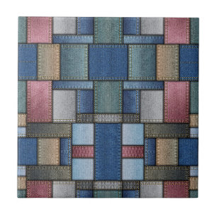 Azulejo Denim Patchwork
