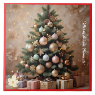 Azulejo "Deseos de Navidades dorados"