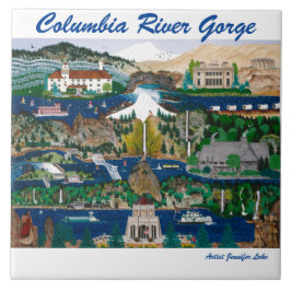 Azulejo Desfiladero del río Columbia