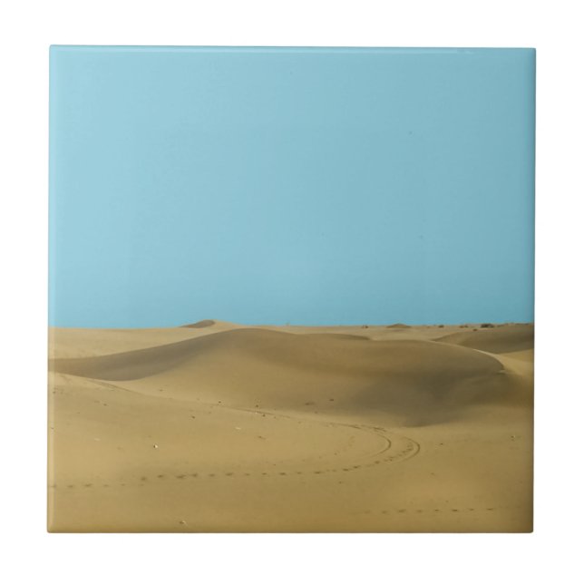 Azulejo desierto bajo el sol (Frente)