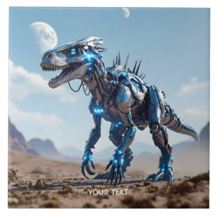 Azulejo Desierto de dinosaurios de Cyborg