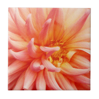 Azulejo Deslumbrante Flor de Dalia