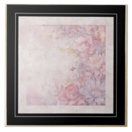 Azulejo Desplazamientos con rosas estilo victoriano