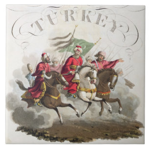 Azulejo Detalle de la página de título, de los 'trajes d