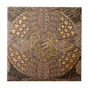 Azulejo Detalle de mosaico amarillo, Alemania