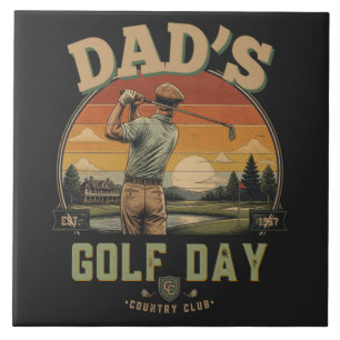 Azulejo Día de Golf de Papá