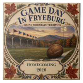 Azulejo Día de Juego Personalizado en Fryeburg Maine para