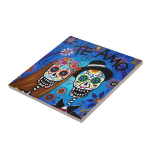 Azulejo Día de la boda de los muertos