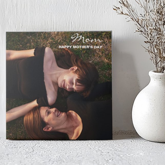 Azulejo Día de la Madre, mi mejor foto Personalizado amiga (Subido por el creador)