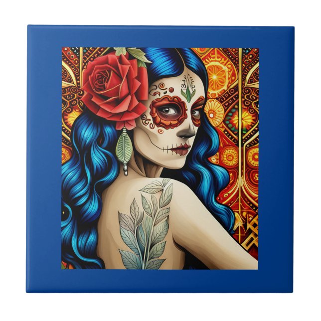 Azulejo Día de los Muertos (Frente)
