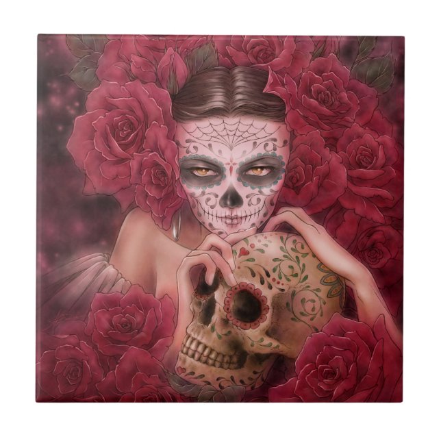 Azulejo Dia de los Muertos Tile (Frente)