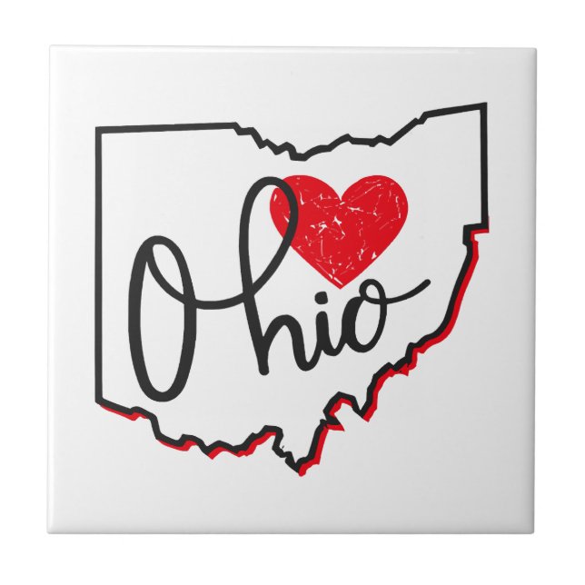 Azulejo Día de Ohio (Frente)
