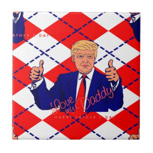 Azulejo día del padre donald trump