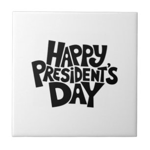 Azulejo Día Feliz del Presidente Clásico