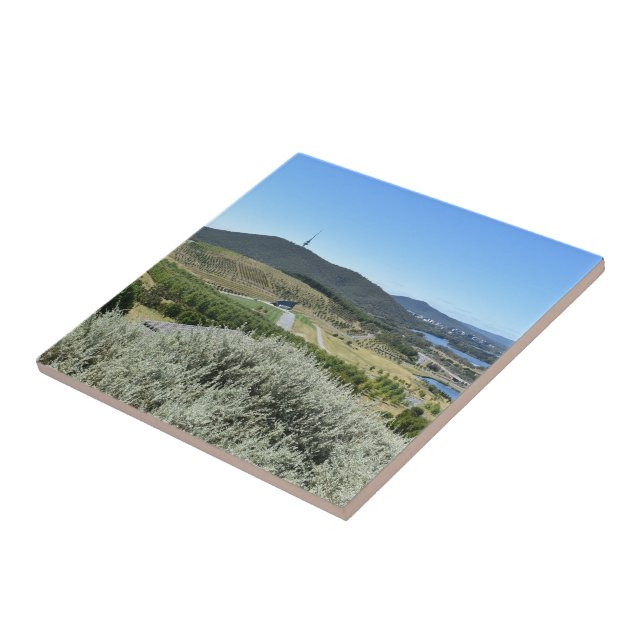 Azulejo Día Idílico en el mosaico cerámico de Canberra (Lado)